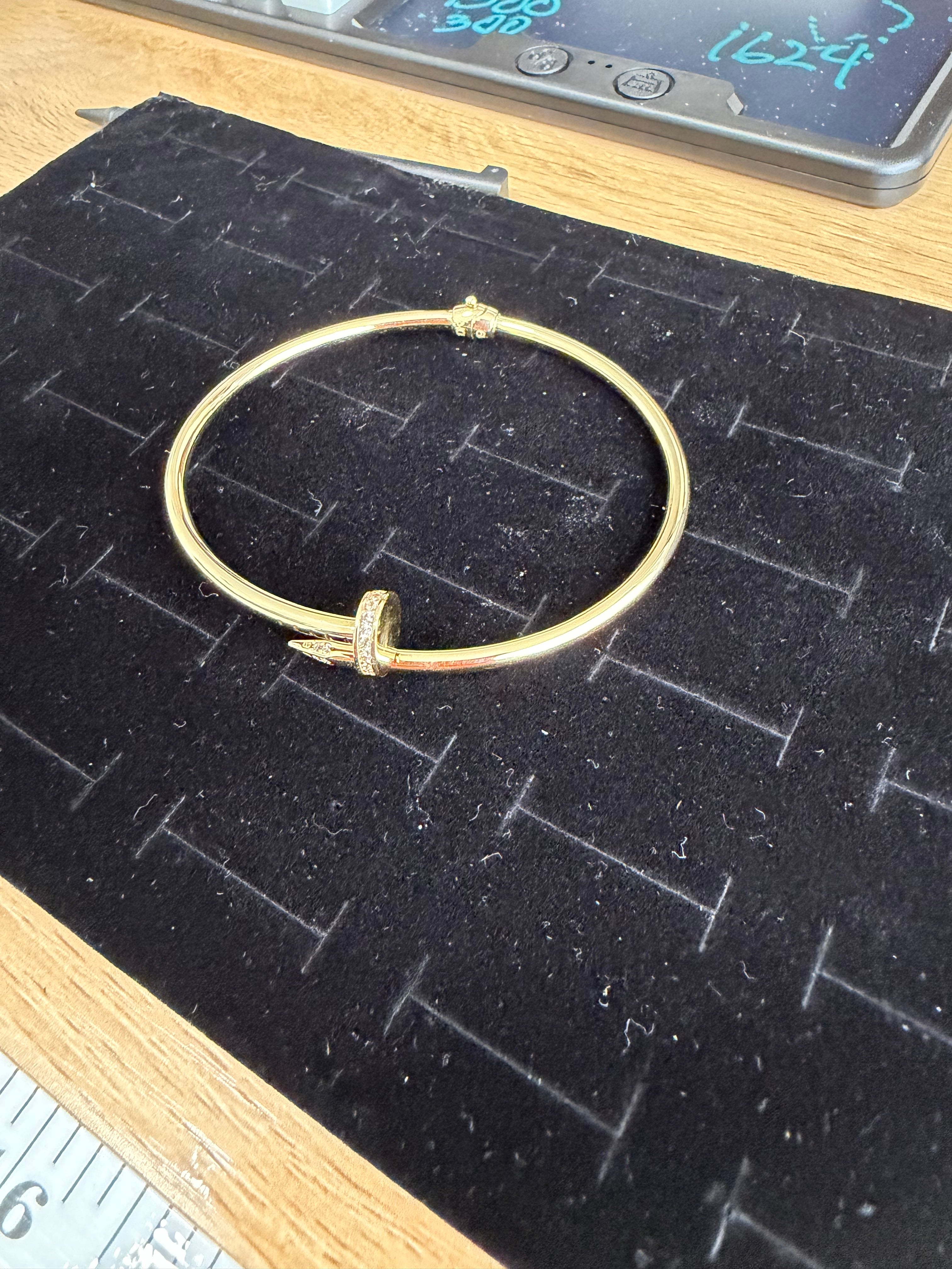 Set de pulseras en oro 10k de fábrica