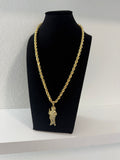 10k gold twist chain