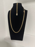 Set de Monaco chain and handle 10k gold