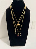 Trio of factory 10k gold chains