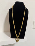 Set of 10k gold chains from Italian factories