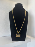 26 long original 10k gold torzal chain with last supper charm included