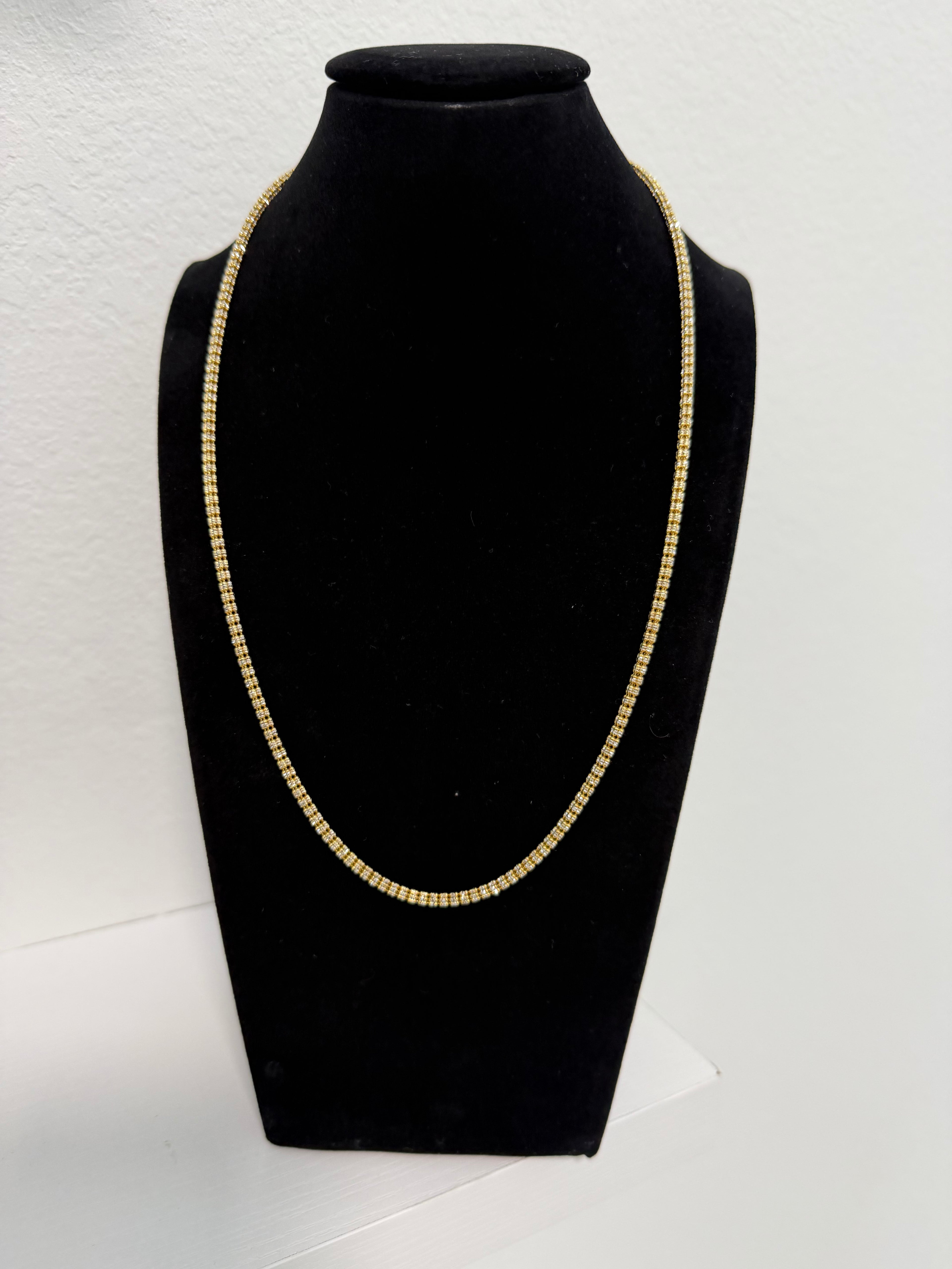 10k gold ice chain